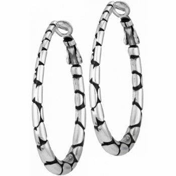 Brighton Pebble Oval Hoop Earrings