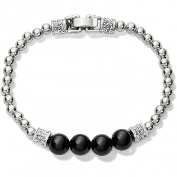 Brighton Meridian Petite Prime Bracelet Silver-Black OS