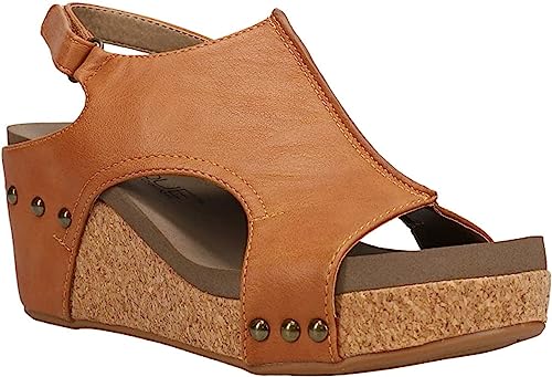 Corkys Carley Cognac Smooth Wedge