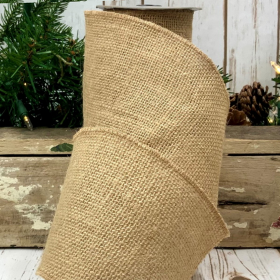 4in x 10yd Burlap Ribbon