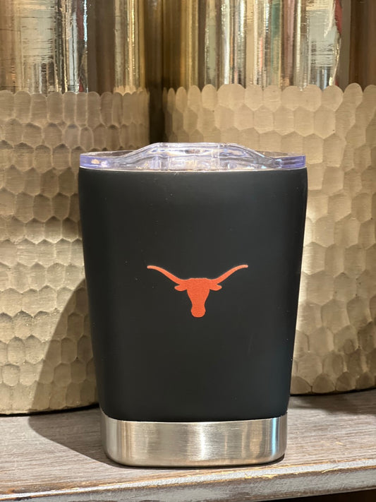 Texas 12oz Stainless Lowball in Black