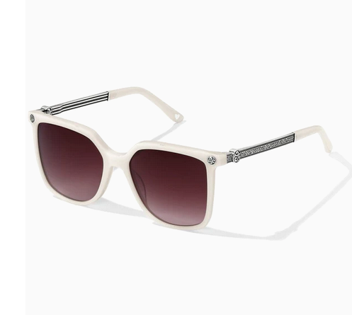 Brighton Mingle Sunglasses White