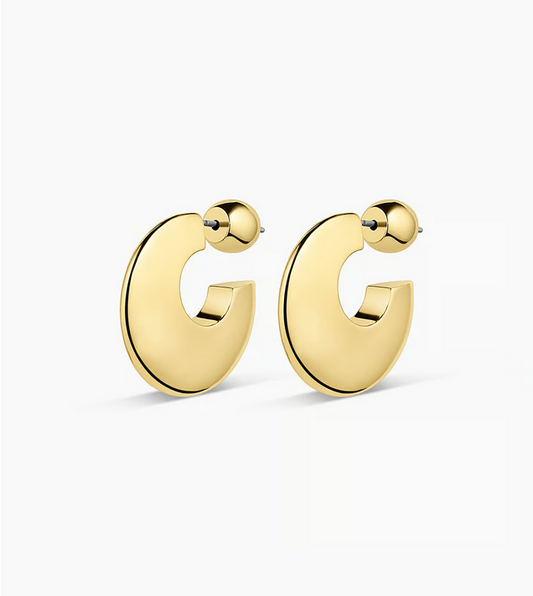 Gorjana Paseo Arc Hoops Gold