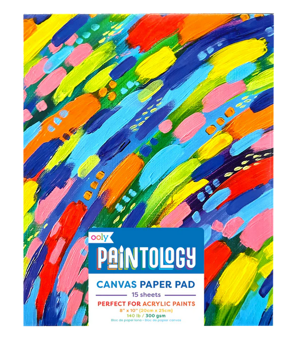 Ooly Paintology Canvas Paper Pad 8x10