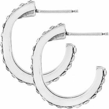 Brighton 2-Tone Neptune's Rings Post Hoop Earrings