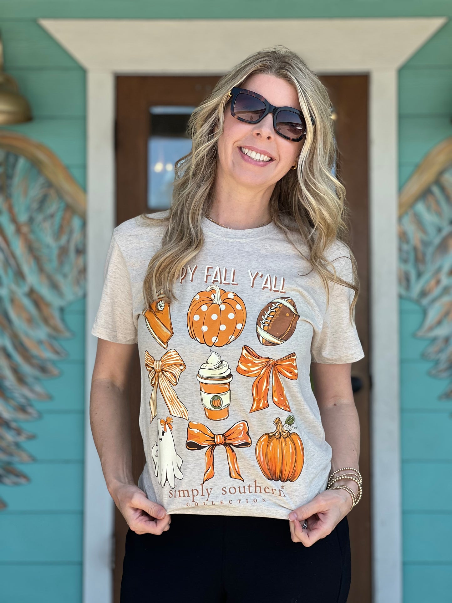 Oatmeal Short Sleeve Fall Pie Tee