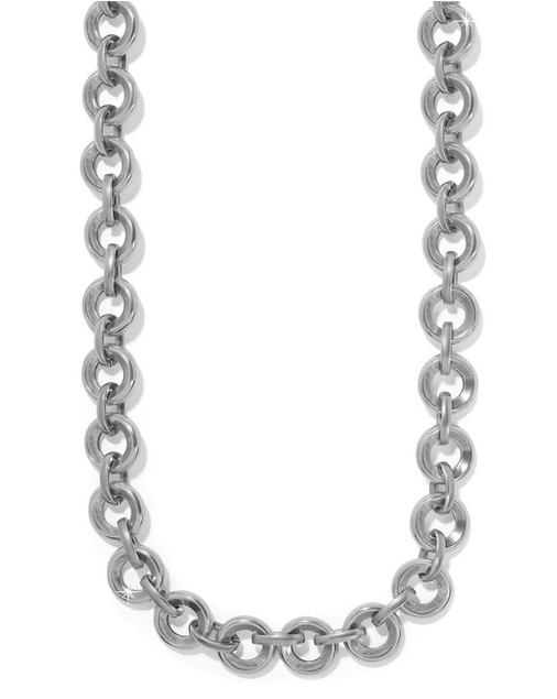 Brighton Ferrara Medici Silver Link Necklace