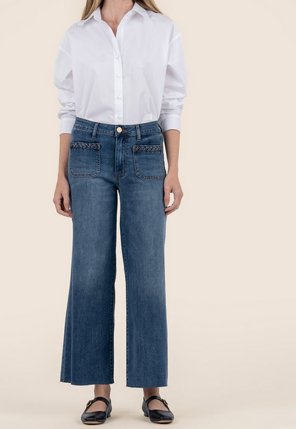 Kut Meg HR Wide Leg Demure Denim
