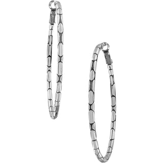 Brighton Pebble Large Oval Hoop