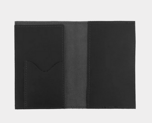 JH #58 Passport Cover Black Leather