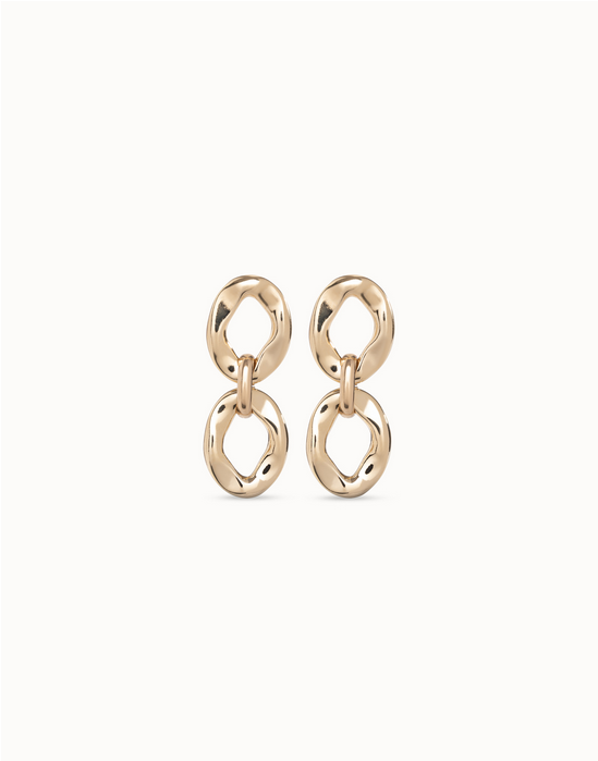 Uno De 50 Groovy Earrings Gold