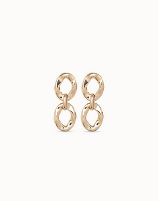 Uno De 50 Groovy Earrings Gold