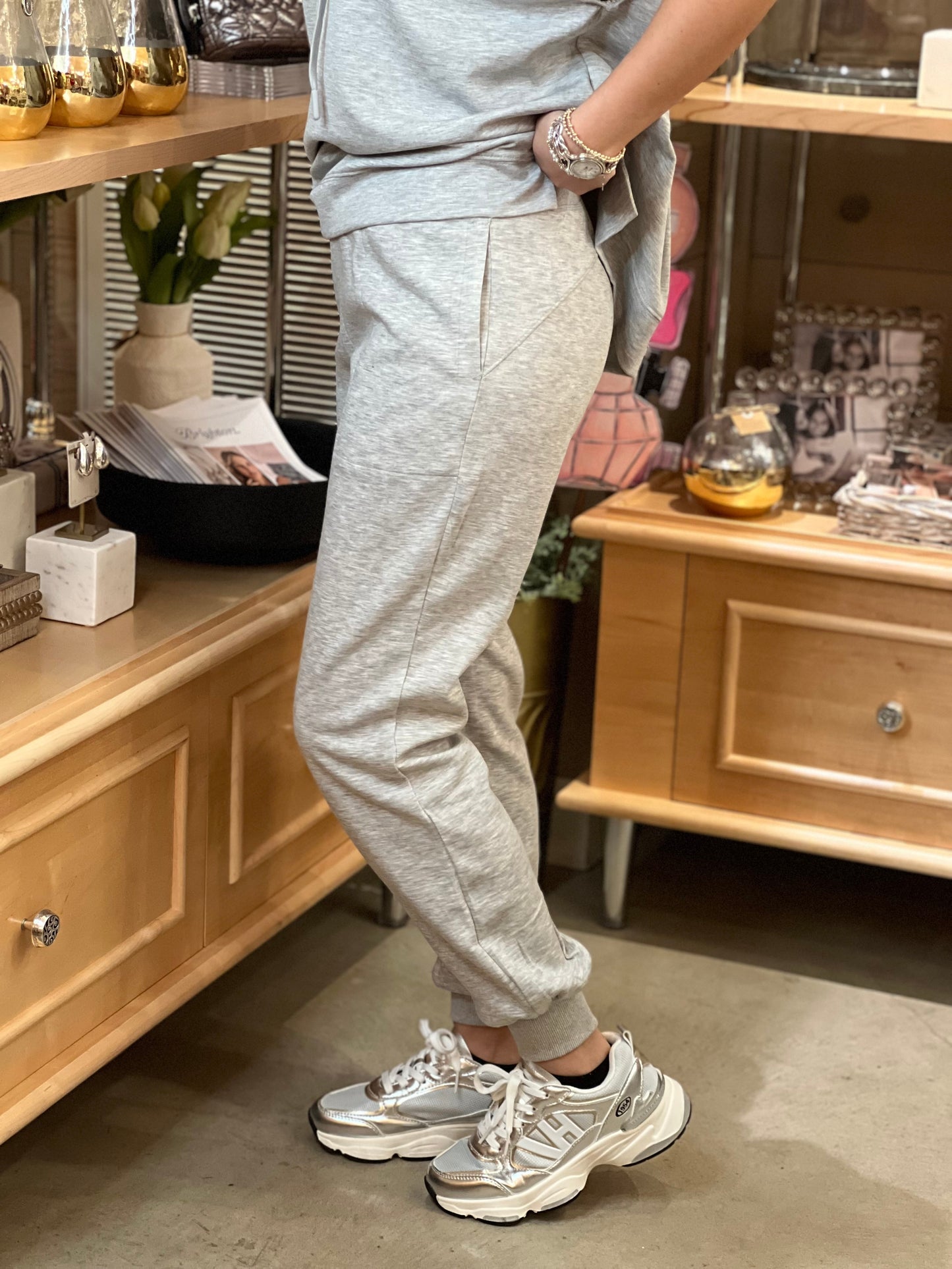 Grey Drawstring Jogger