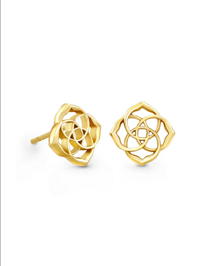 Kendra Scott Dira Stud Earring in 18K Gold Vermeil