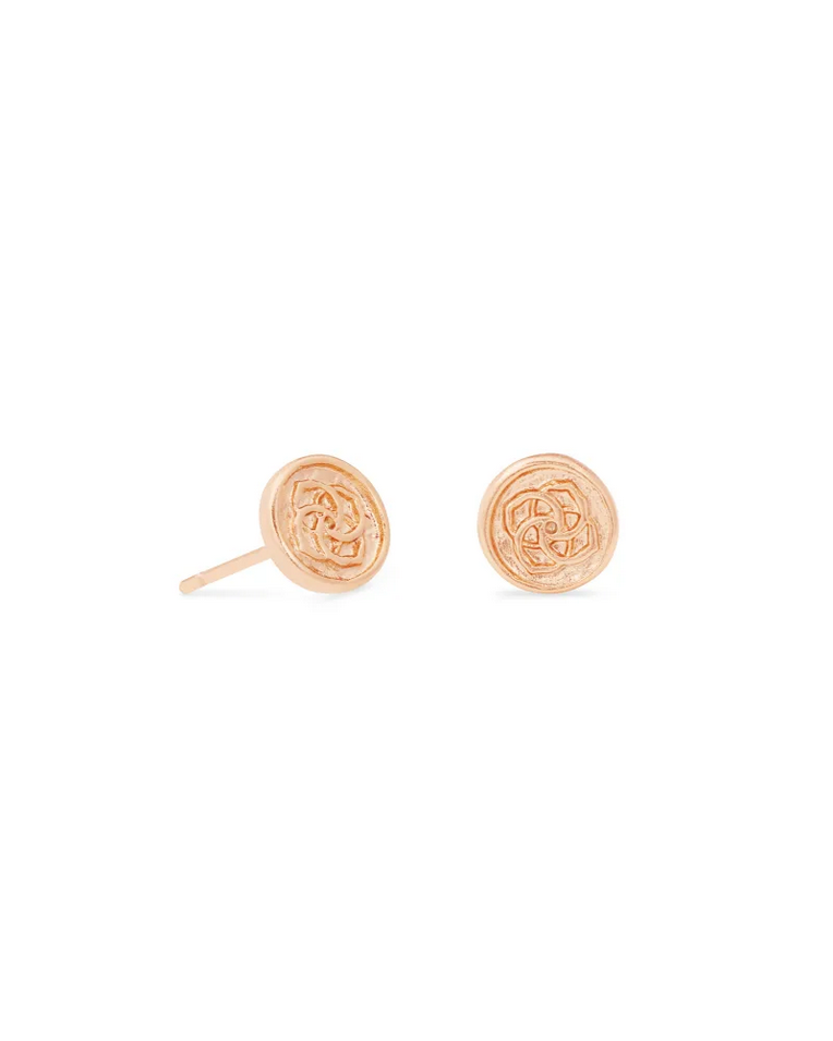 Kendra Scott Rose Gold Dira Coin Stud