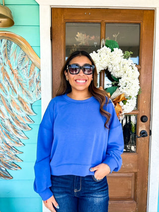 Cornflower Blue Comfort Pullover