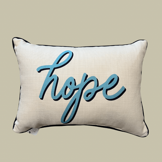 Hope Piped Pillow