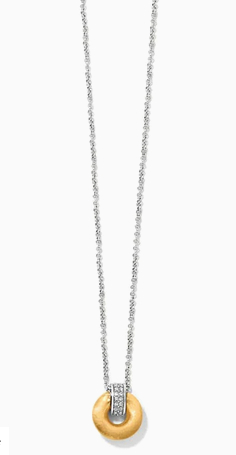 Brighton Meridian Geo Round Mini Necklace