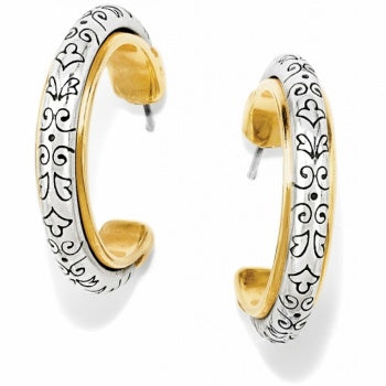 Brighton 2-Tone Venezia Hoop Earrings