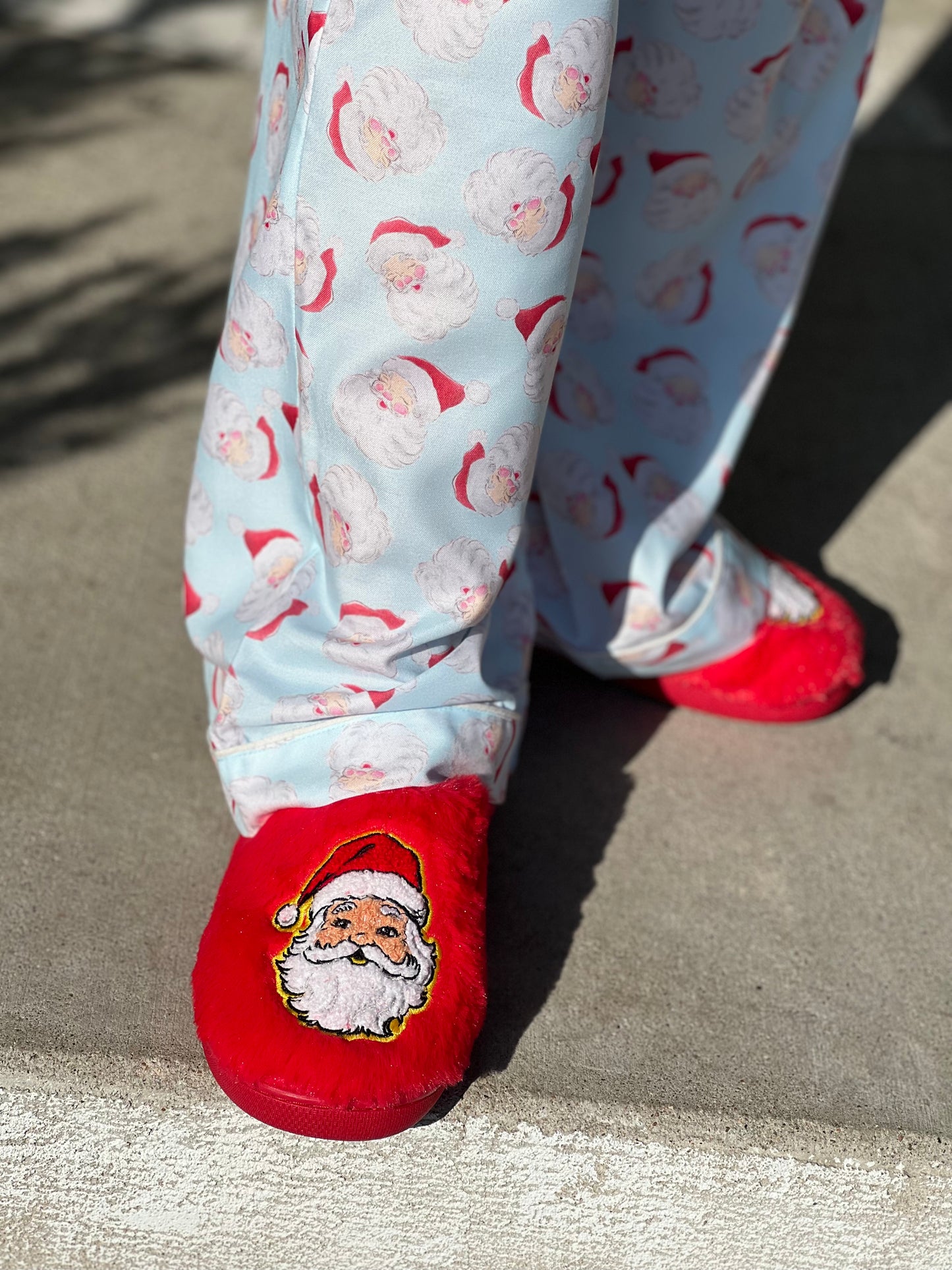 Santa Blue Pajama Pants