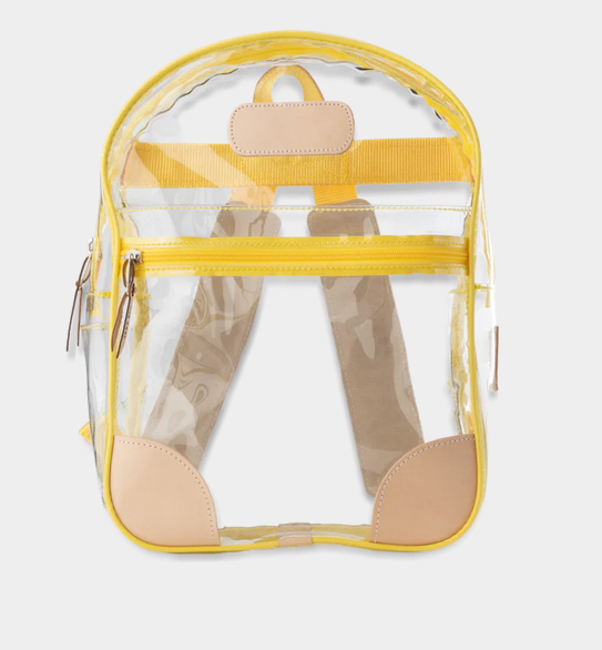 JH #910 Clear Backpack- Lemon