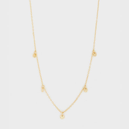 Gorjana 5 Disc Choker Gold