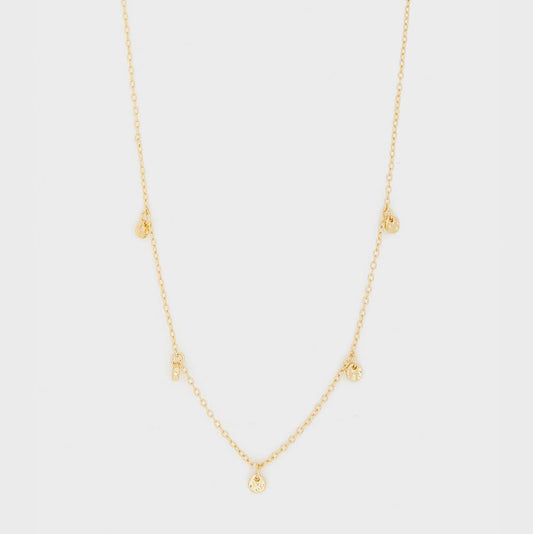 Gorjana 5 Disc Choker Gold