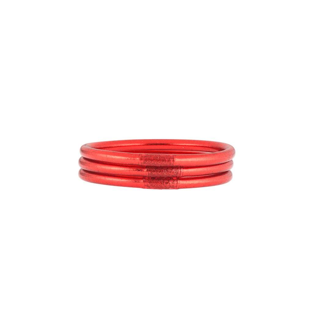 BuDhaGirl Crimson All Weather Bangles- Medium