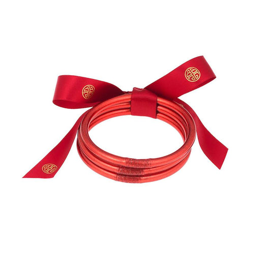 BuDhaGirl Crimson All Weather Bangles- Medium