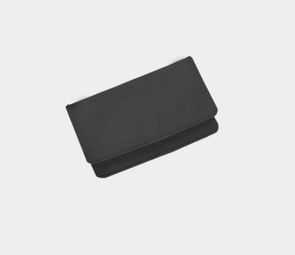 JH Card Case Black Leather