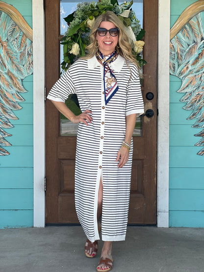 Quinn Striped Maxi Dress