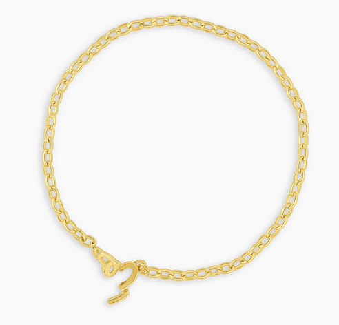 Gorjana Parker Heart Mini Bracelet-Gold