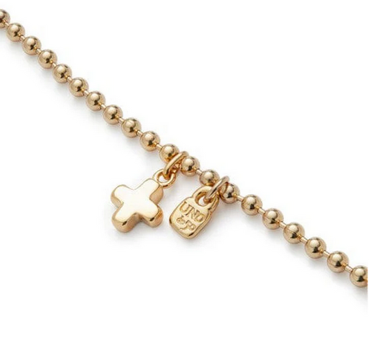 Uno de 50 Ser Unico Exc Cross Bracelet Gold