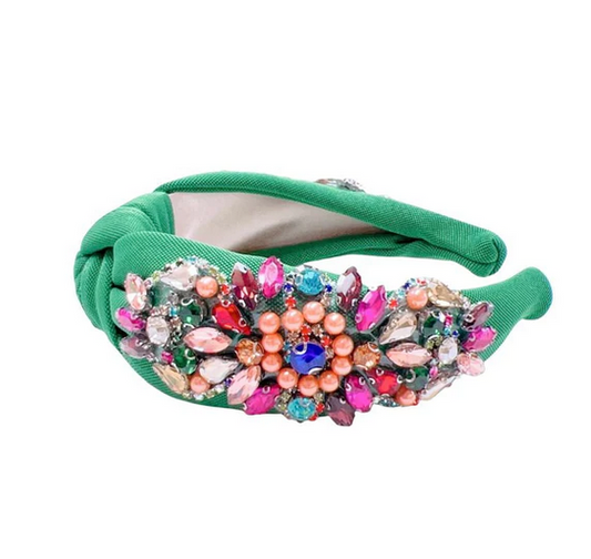 Treasure Jewels Christina Gem Emerald Headband