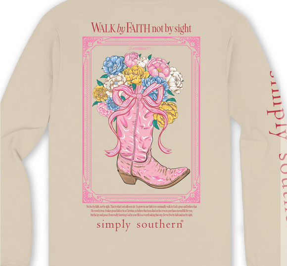 Simply Southern Walk Whisper LS Tee