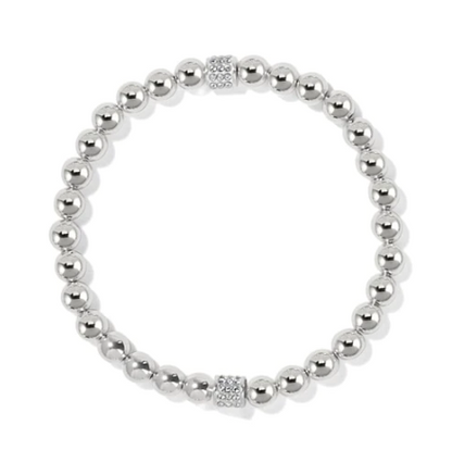 Brighton Meridian Petite Silver Stretch Bracelet