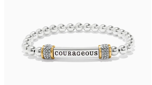 Brighton Meridian Courageous Two Tone Stretch Bracelet