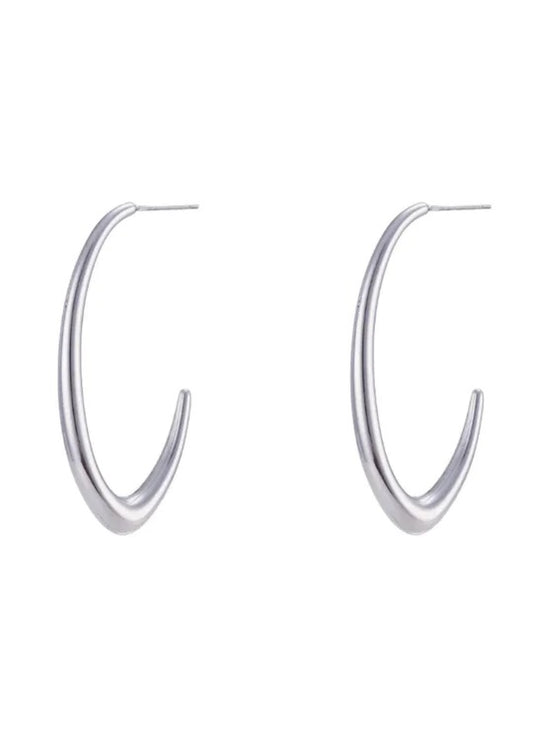 HJane Julie Hoops Silver