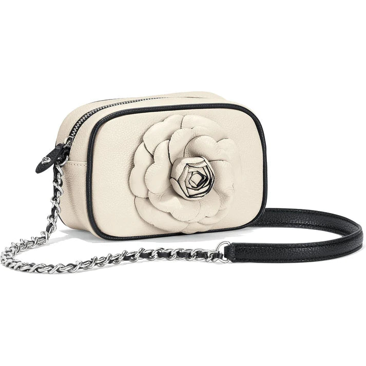Brighton White Rosie Mini Camera Bag