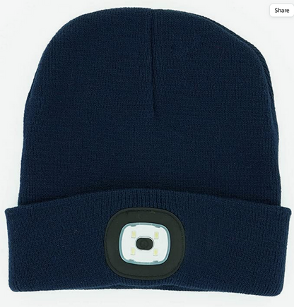 BrightSide Beanie w/LED Rechargeable Hat