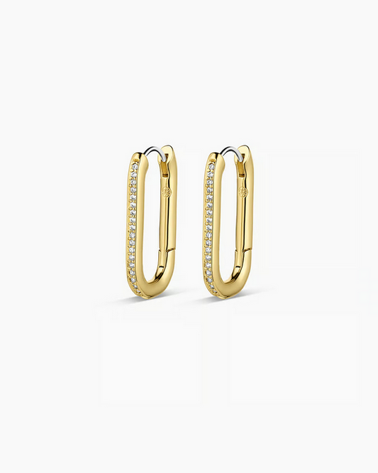 Gorjana Zoey Shimmer Hoops - Gold