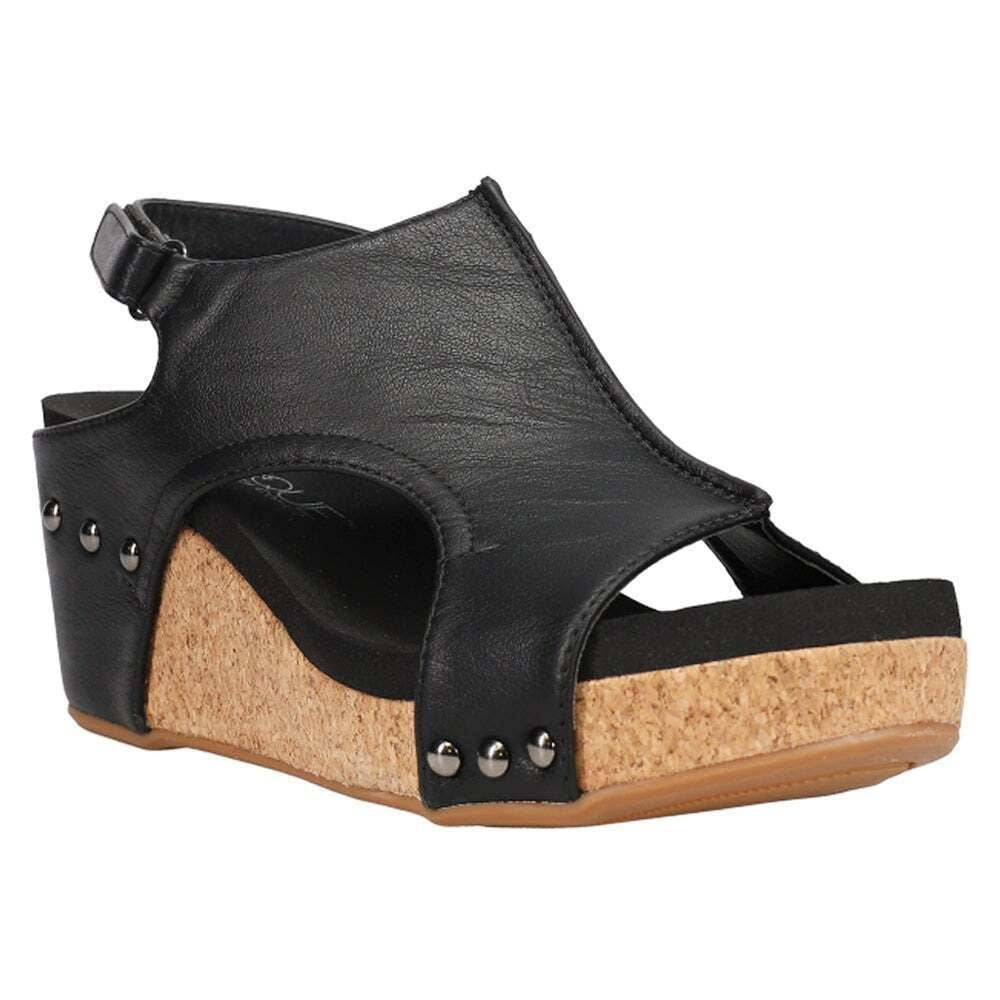 Corkys Carley Wedge in Black