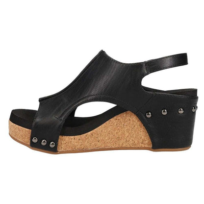 Corkys Carley Wedge in Black