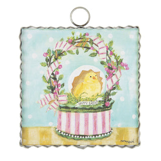 RTC Mini Old Fashioned Basket Chick Print