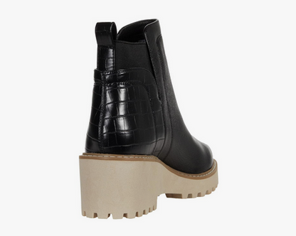 DV Rielle Black Wedge Boots