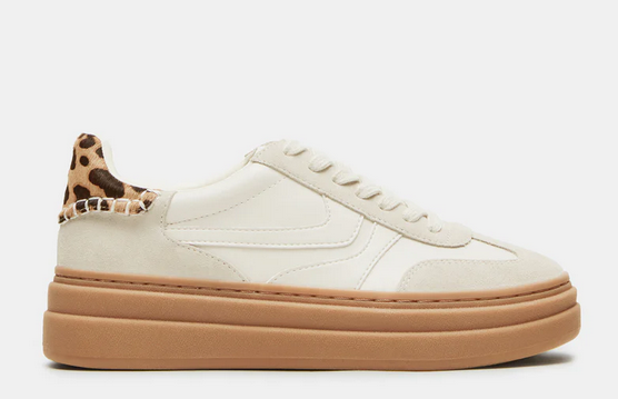 Steve Madden Dodge White Multi Sneakers