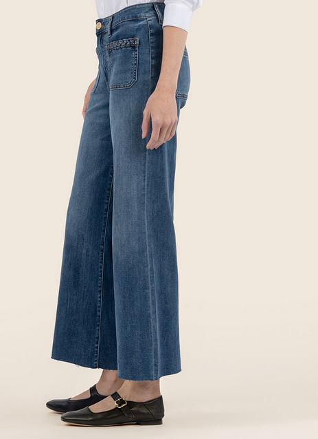 Kut Meg HR Wide Leg Demure Denim