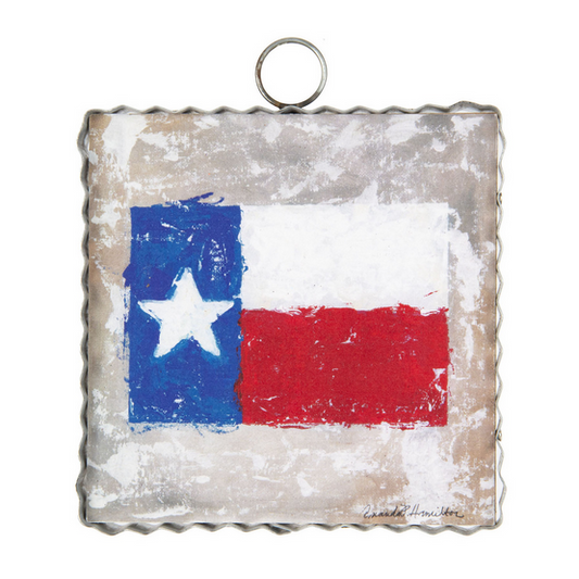 RTC Hamilton Texas Flag Mini Gallery Sign