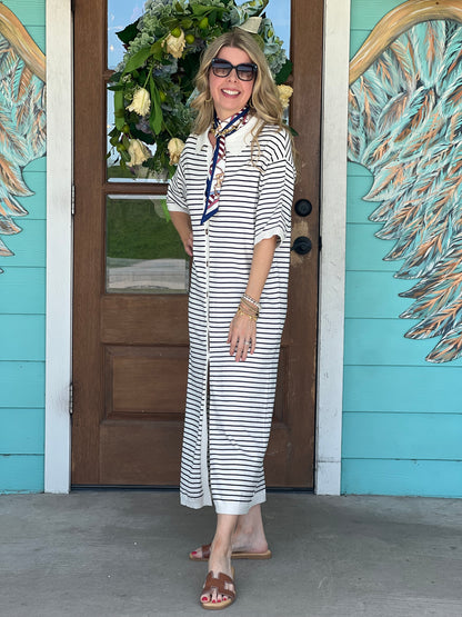 Quinn Striped Maxi Dress