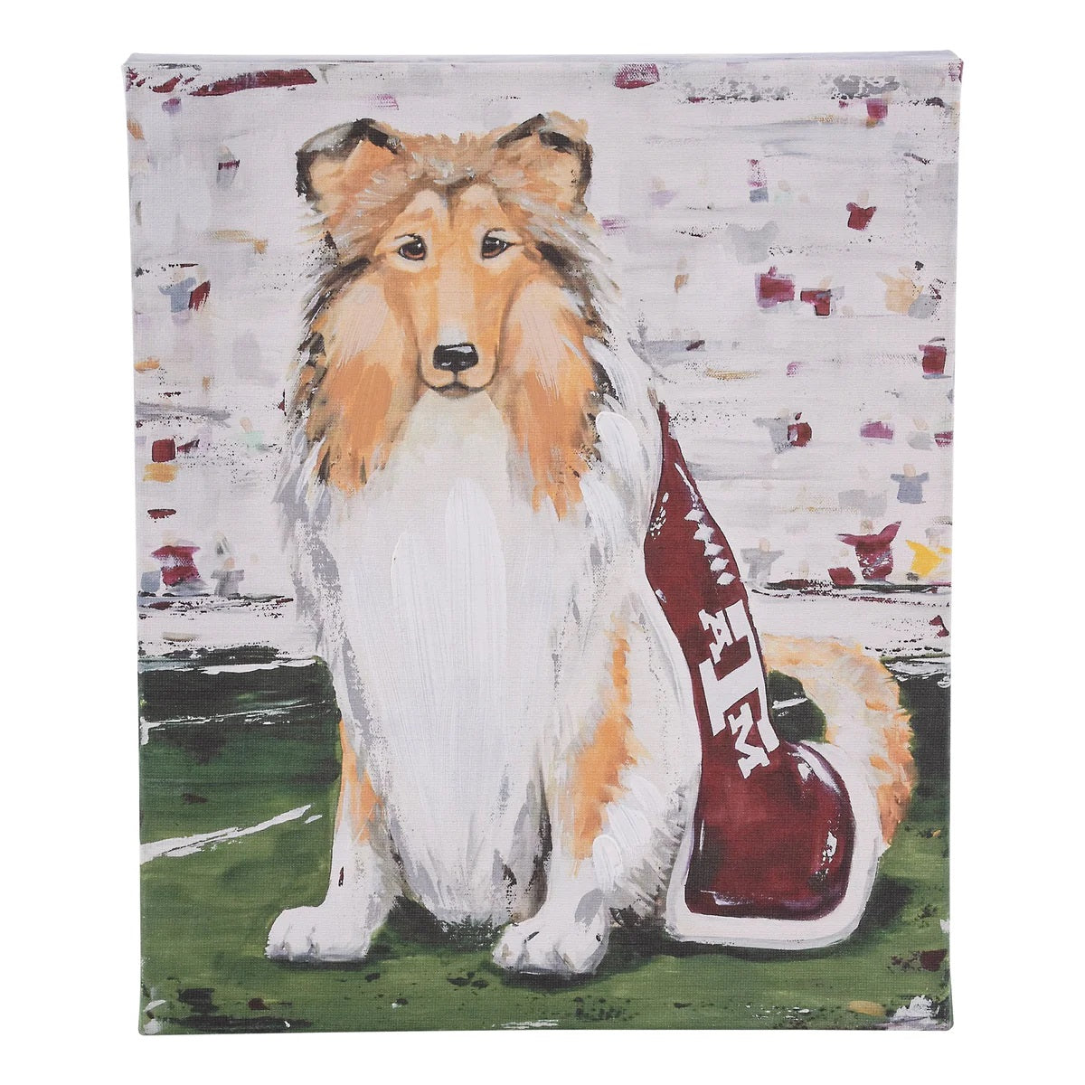 Texas A & M Reveille Canvas Small